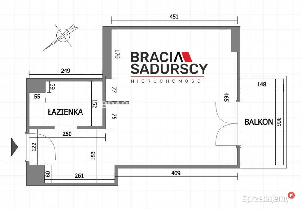 wynajmu mieszkania 30m2 1 pokój Kraków Henryka
