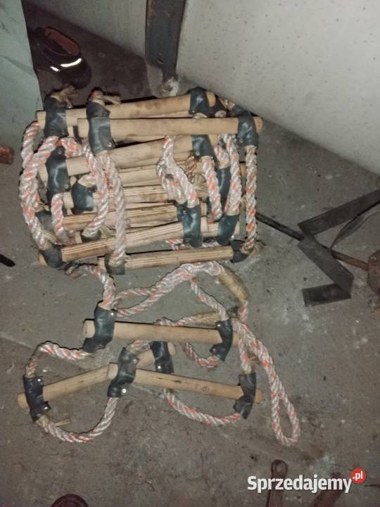 DRABINA LINOWA SZNUROWA DEKARSKA około 10m łódzkie Poddębice