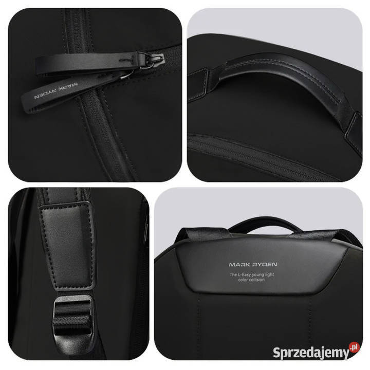 Plecak Mark Ryden Citylite MR6024 Szary czarny Zawiercie