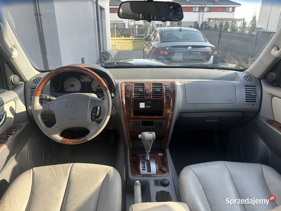 Hyundai Terracan Ładny Zadbany HAK 35T Poznań skórzana tapicerka Motoryzacja