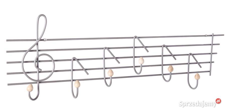 Wieszak Nuty metaloplastyka Poznań