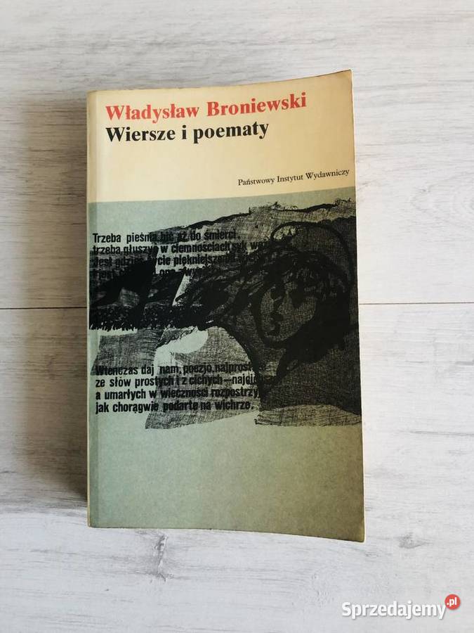 Władysław Broniewski Wiersze i poematy poezja książka