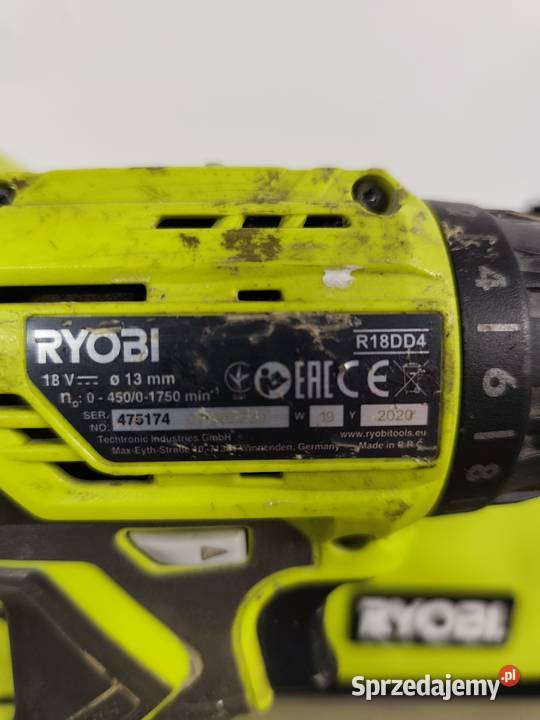 Ryobi wkrętarka ładowarka bateria 2 ah 4 ah Wiertarki i wkrętarki