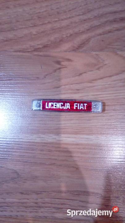 Licencja Fiat znaczek emblemat nowy z czasów PRL Dobieszowice sprzedam
