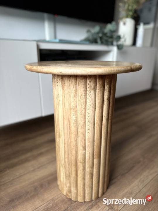 Stolik kawowy drewniany naturalne drewno nowy Kraków sprzedam