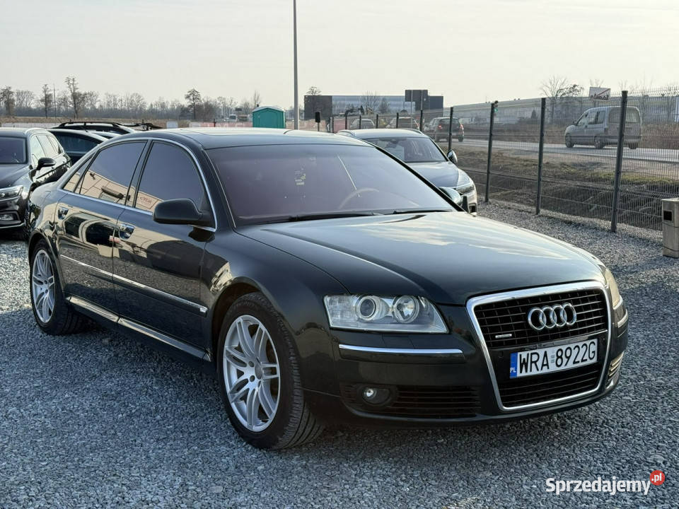 Audi A8 42 TDI 326 2005r Pneumatyka Climatronic elektrochrom. lusterka boczne Wojkowice sprzedam