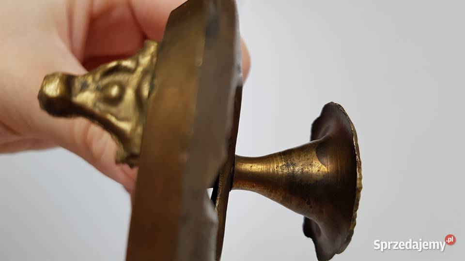 Stara mosiężna popielniczka popielnica świecznik Pozostałe Dąbrowa Górnicza sprzedam