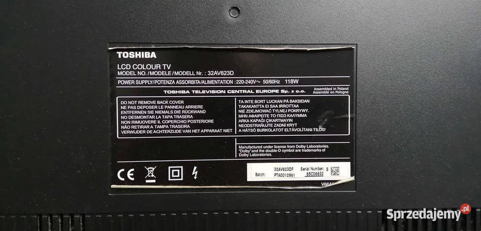 Telewizor Toshiba REGZA 32 cale Full HD 1080p opolskie
