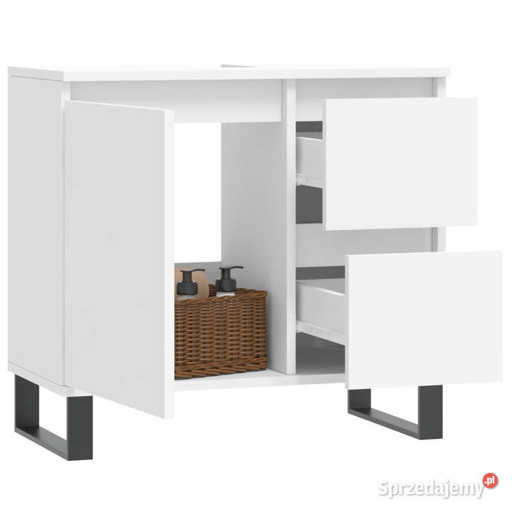Szafka łazienkowa biała 65x33x60 materiał mazowieckie sprzedam