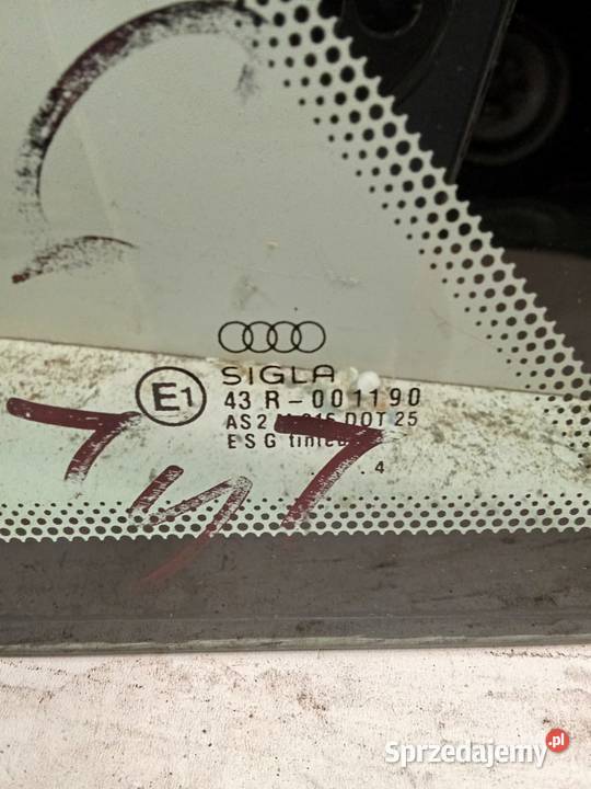 Szyba Karoseryjna Lewa Tylna Audi A6100 95