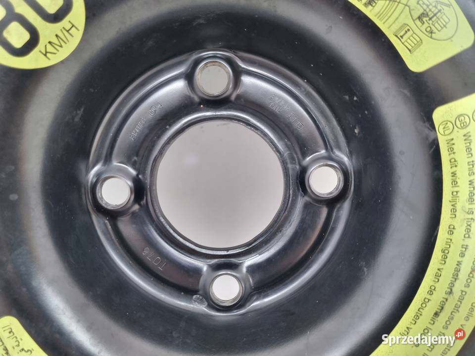 KOŁO DOJAZDOWE Peugeot 207 dojazdówka 12580 R15