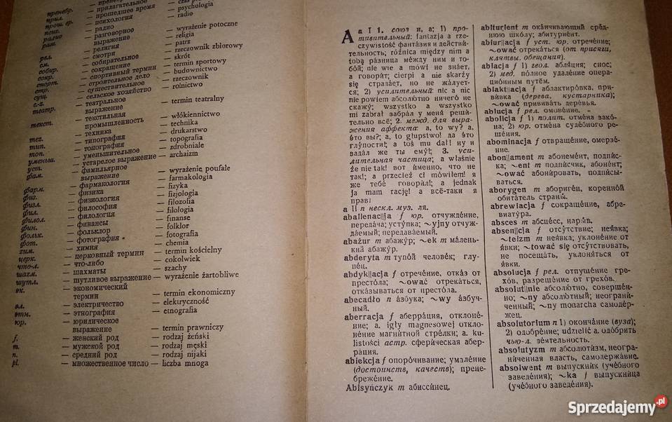 Słownik rosyjskopolski i polsko rosyjski 1949r 2 Łódź