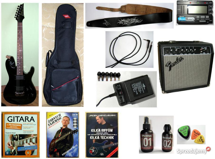 Gitara elektryczna Ibanez wzmacniacz Fender akce lubelskie sprzedam