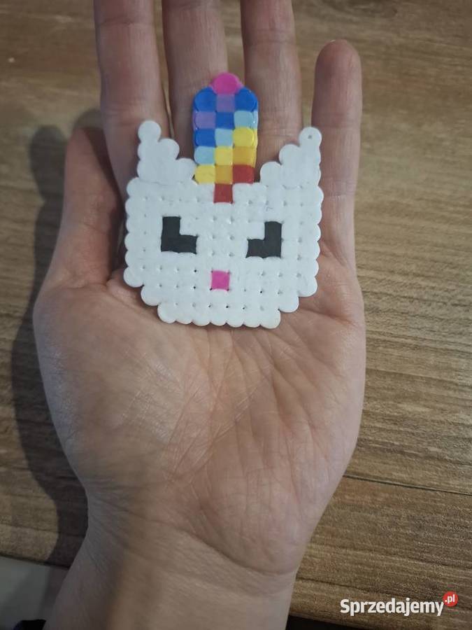 Figurka z koralików do prasowania brelok Wąbrzeźno sprzedam