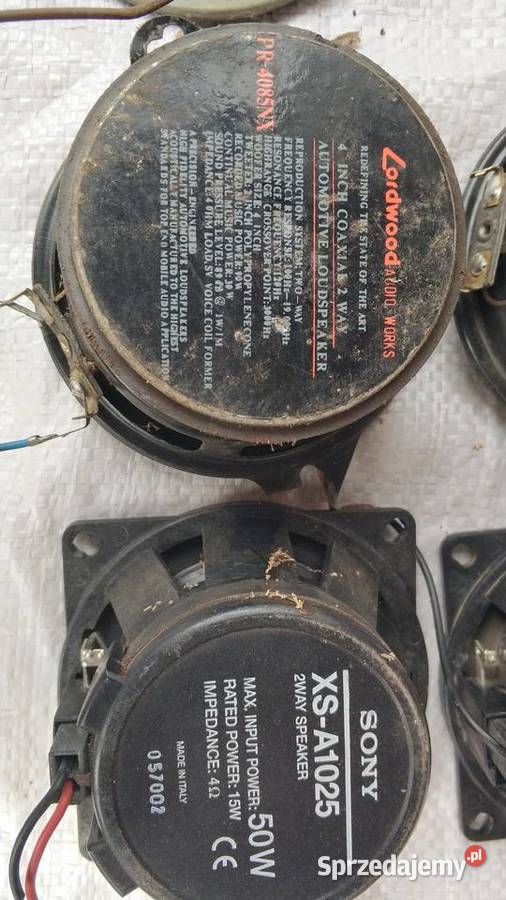 glosnik głośniki do zabudowy unitra prl sony Jarosław