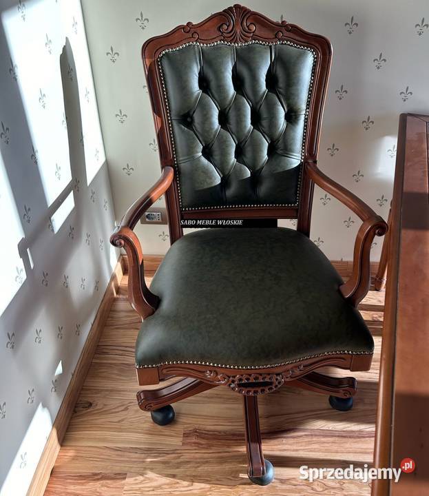 Klasyczny fotel obrotowy Urszula 476 orzechowy podkarpackie