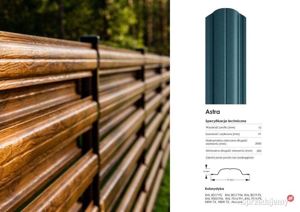 Sztachety metalowe 6 różnych modeli Wieliczka