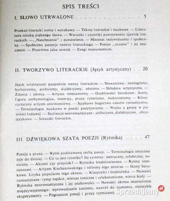 Sztuka słowa Julian Krzyżanowski miękka lubelskie Chełm