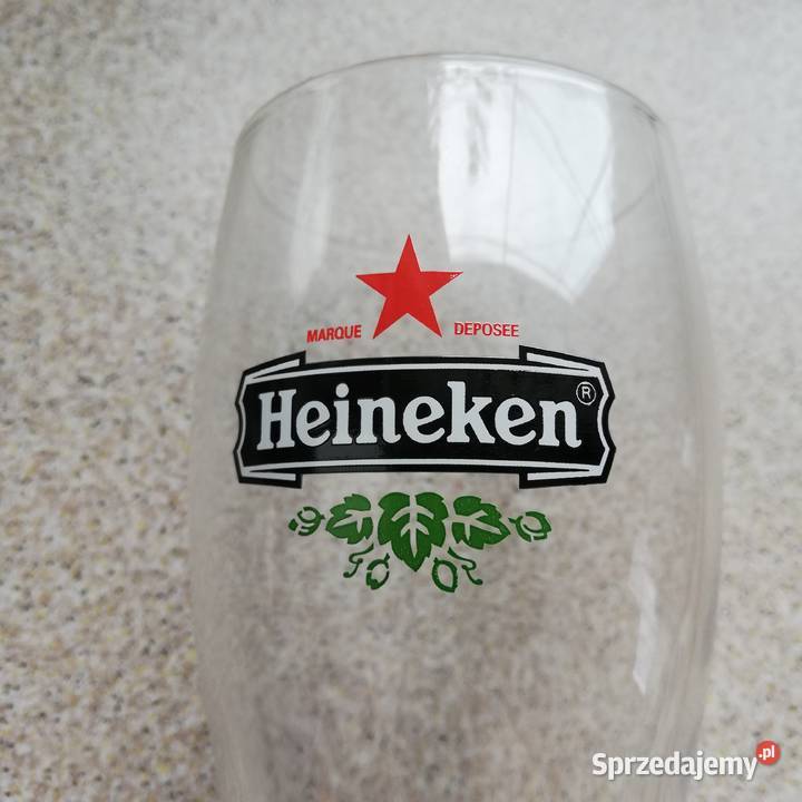 Szklanki do piwa Heineken 6 oryginalne kufle Sieradz