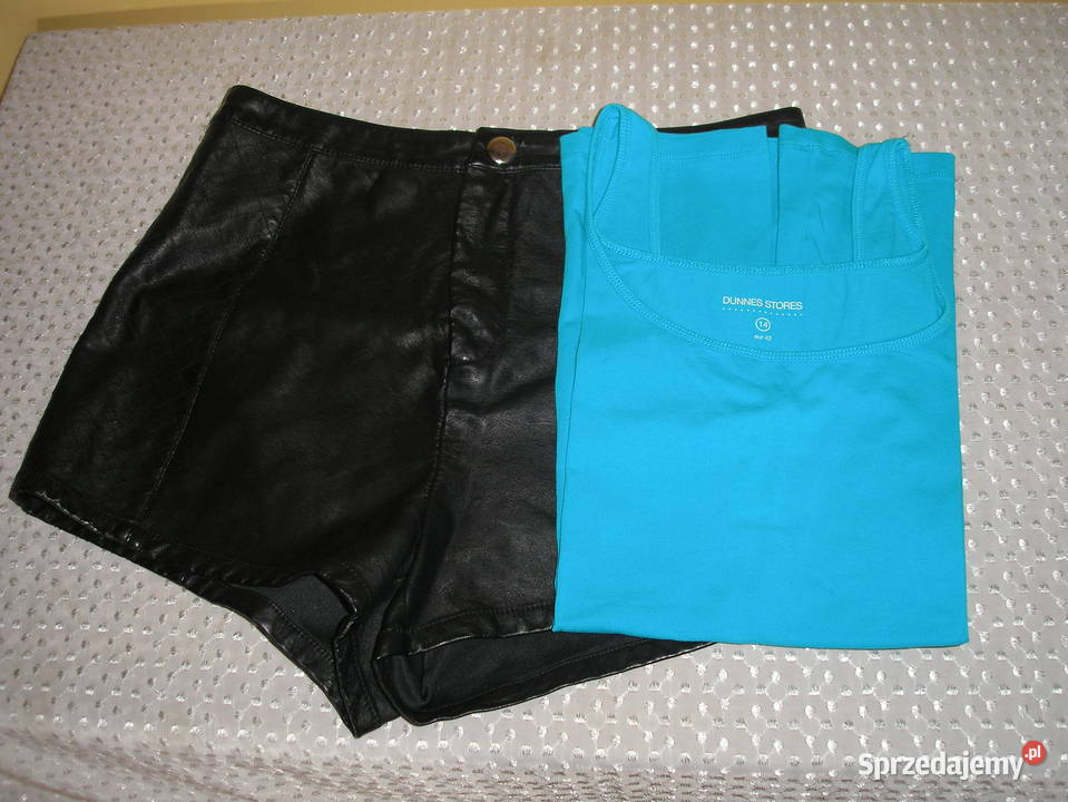 spodenki eco skóra wysoki stan Dvided 40 Bez wzoru Słupsk