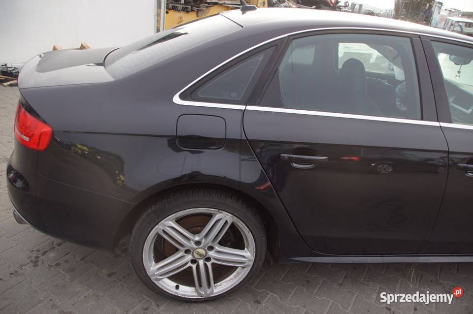 ĆWIARTKA BŁOTNIK PRAWY TYŁ LZ9Y AUDI A4 S4 B8 osobowe Lipno