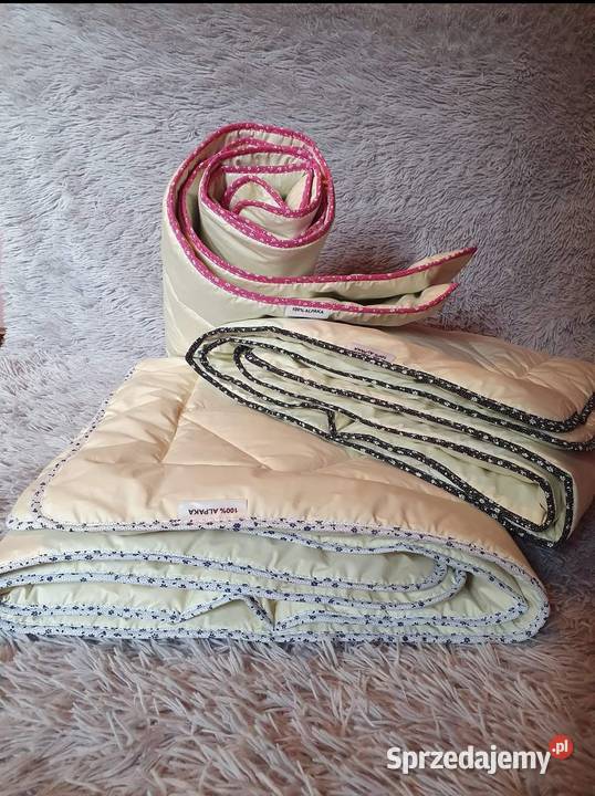 KOŁDRY PODUSZKI Z WEŁNY ALPAKI HIPOALERGICZNE Międzychód sprzedam