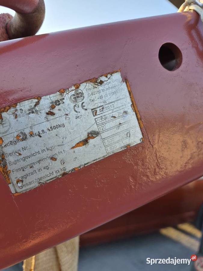 chwytak do paletwidły do HDSu suwnicy dzwigu małopolskie Brzesko