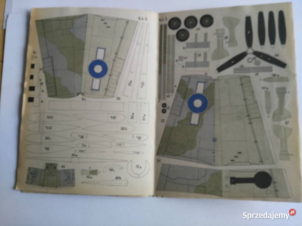 Mały Modelarz 41990 Samolot myśliwski Grumman F6 Dąbrowa Górnicza sprzedam