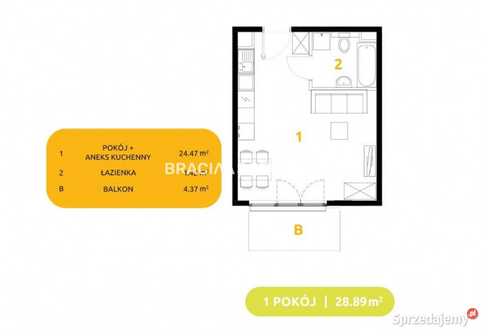 Ogłoszenie mieszkanie Kraków 29 listopada 2889m2