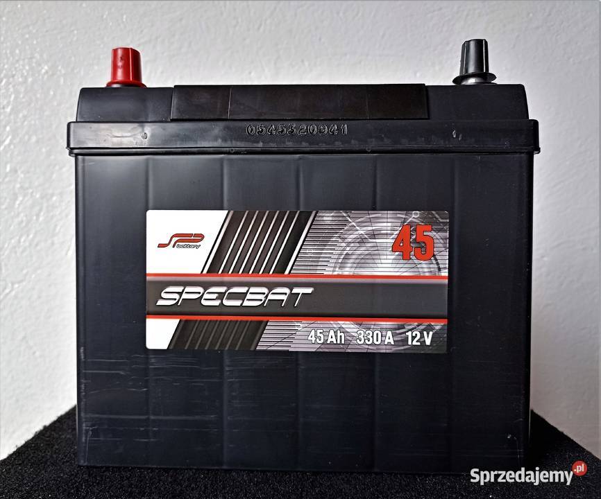 Akumulator SPECBAT 45Ah 330A EN Japan LEWY PLUS Układ elektryczny