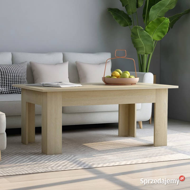 Stolik kawowy dąb sonoma 100x60x42 materiał