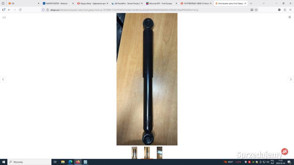 107300995VW18080CD Amortyzator tył Kraków