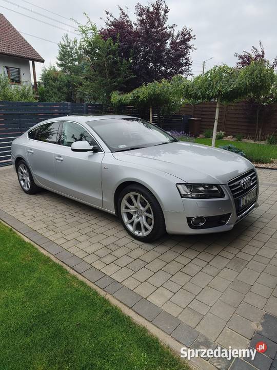 AUDI A5 TDI Sportback Salon Polska srebrny Wilczyce sprzedam