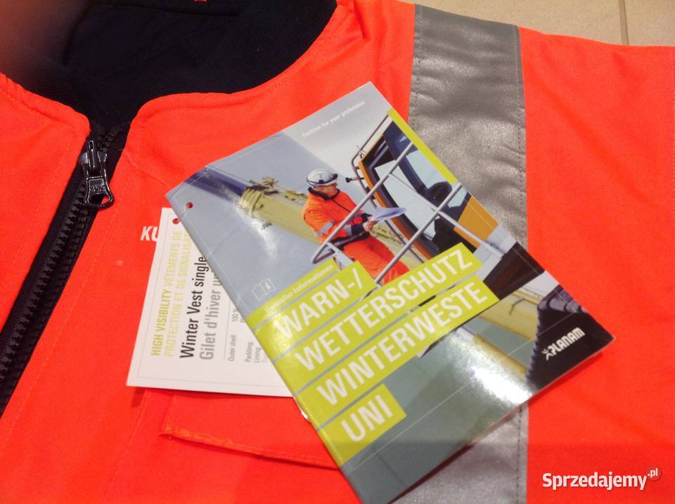 Kamizelka Zimowa Robocza Ostrzegawcza PLANAM r L Nowa Sól
