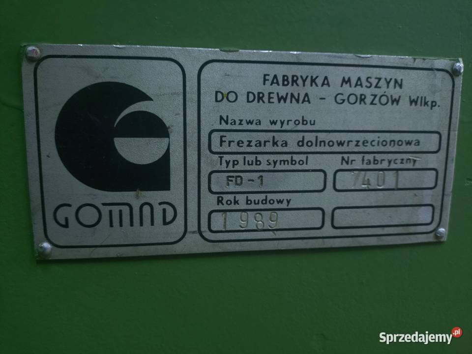Frezarka GOMAD typ FD1 Suchedniów