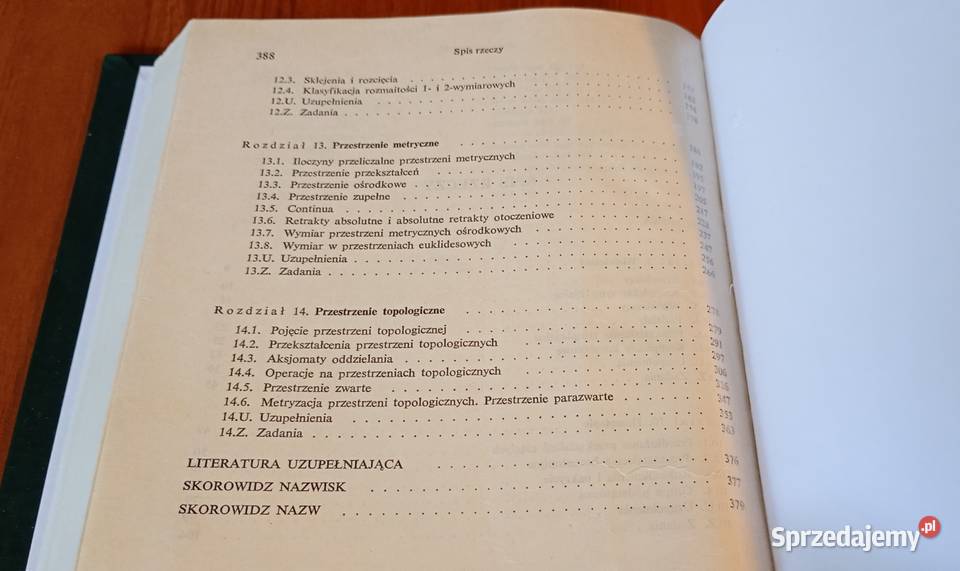 Geometria i topologia Sieklucki Engelking cz 2 Gdańsk