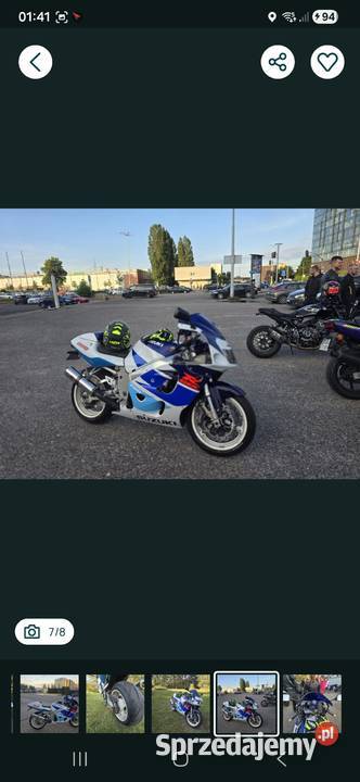 Suzuki Gsxr srad 750 Rumia