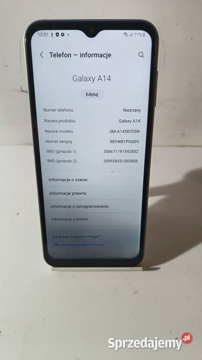 Smartfon SAMSUNG Galaxy A14 464GB Katowice