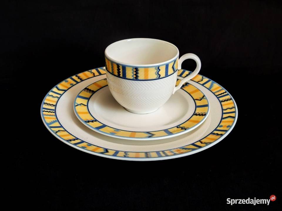 Zestaw kawowy trio Villeroy Boch Bali Look lubelskie