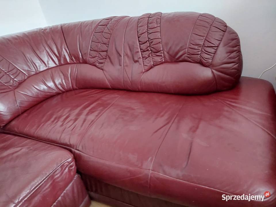 Narożnik skóra ciemny brąz Bydgoszcz