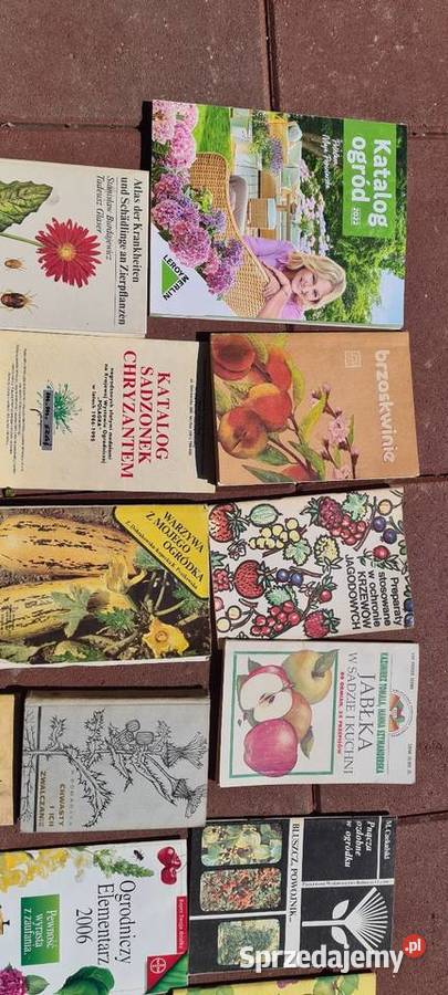 Zestaw książek ogrodniczych Wiśniowa sprzedam