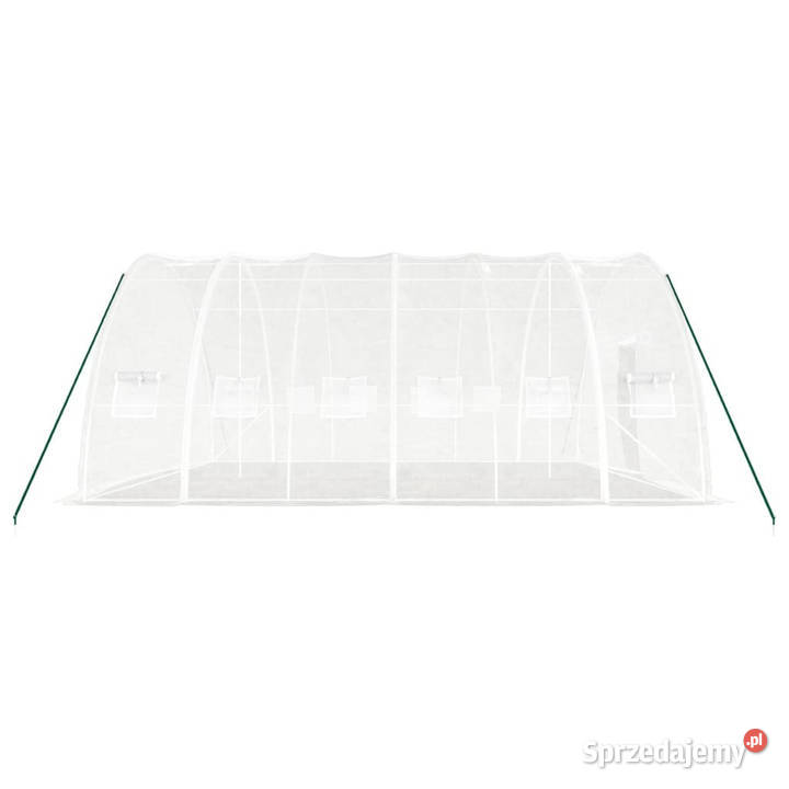 Szklarnia ze stalową ramą biała 36 m 6x6x285 m mazowieckie sprzedam