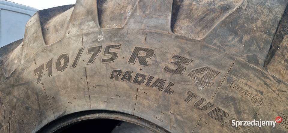 71075r34 7107534 62075r34 Michelin 70 bieżnik warmińsko-mazurskie Nowe Miasto Lubawskie