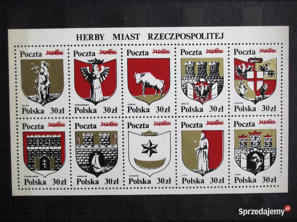 Znaczki i bloczki Poczty Solidarność Gdańsk