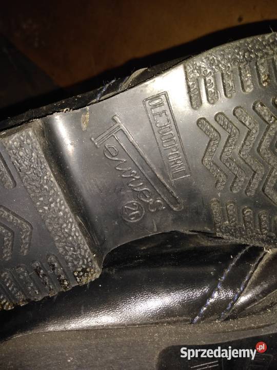 Nowe buty robocze skórzane z PRL Mniszków