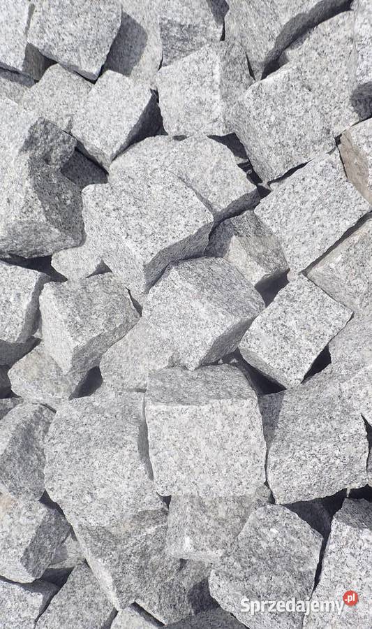 Kostka Granitowa 79 Granit Kamień Granitowy Grys Materiały budowlane Balice