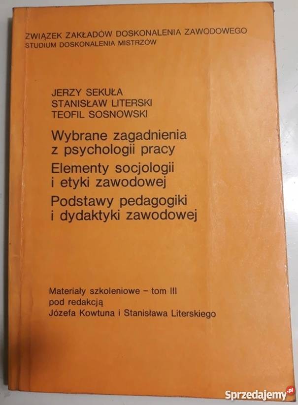 WYBRANE ZAGADNIENIA Z PSYCHOLOGII PRACY ELEMENTY Zielona Góra