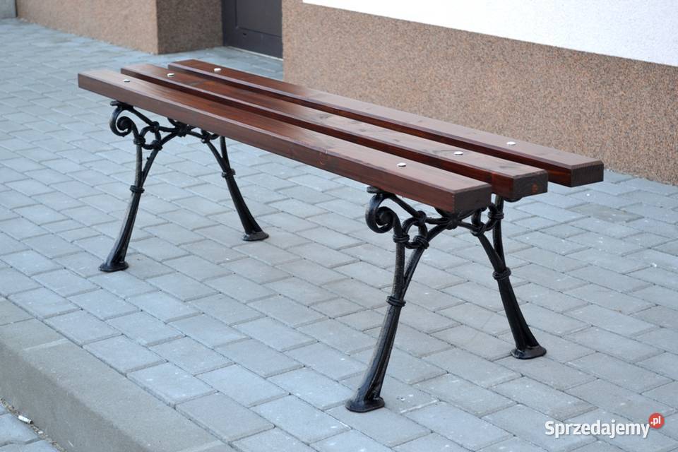 Ławka Parkowa Ogrodowa bez oparcia Miejska Wałdowo