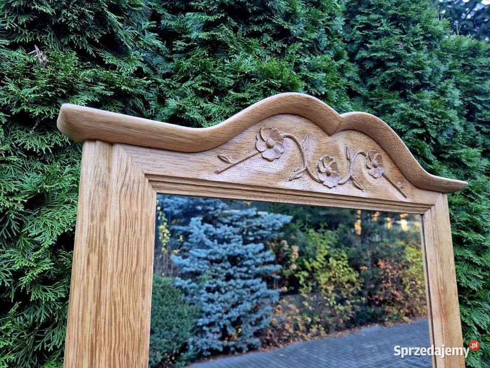 Drewniana toaletka z lustrem 198cm Rawa Mazowiecka