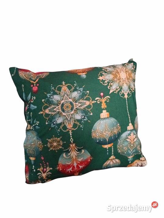 Poszewka świąteczna zielony Poszewki śląskie Chorzów